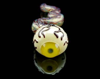Color Changing Zombie Eye Glass Pipe
