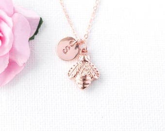 Rose Gold bumble bee Necklace, rose gold bee necklace, bumble bee necklace, bee jewellery, Gift Idea, honey bee jewelry, RBBIN01