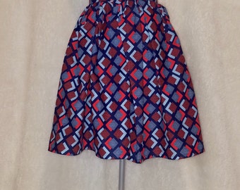 Gathered African Style skirt