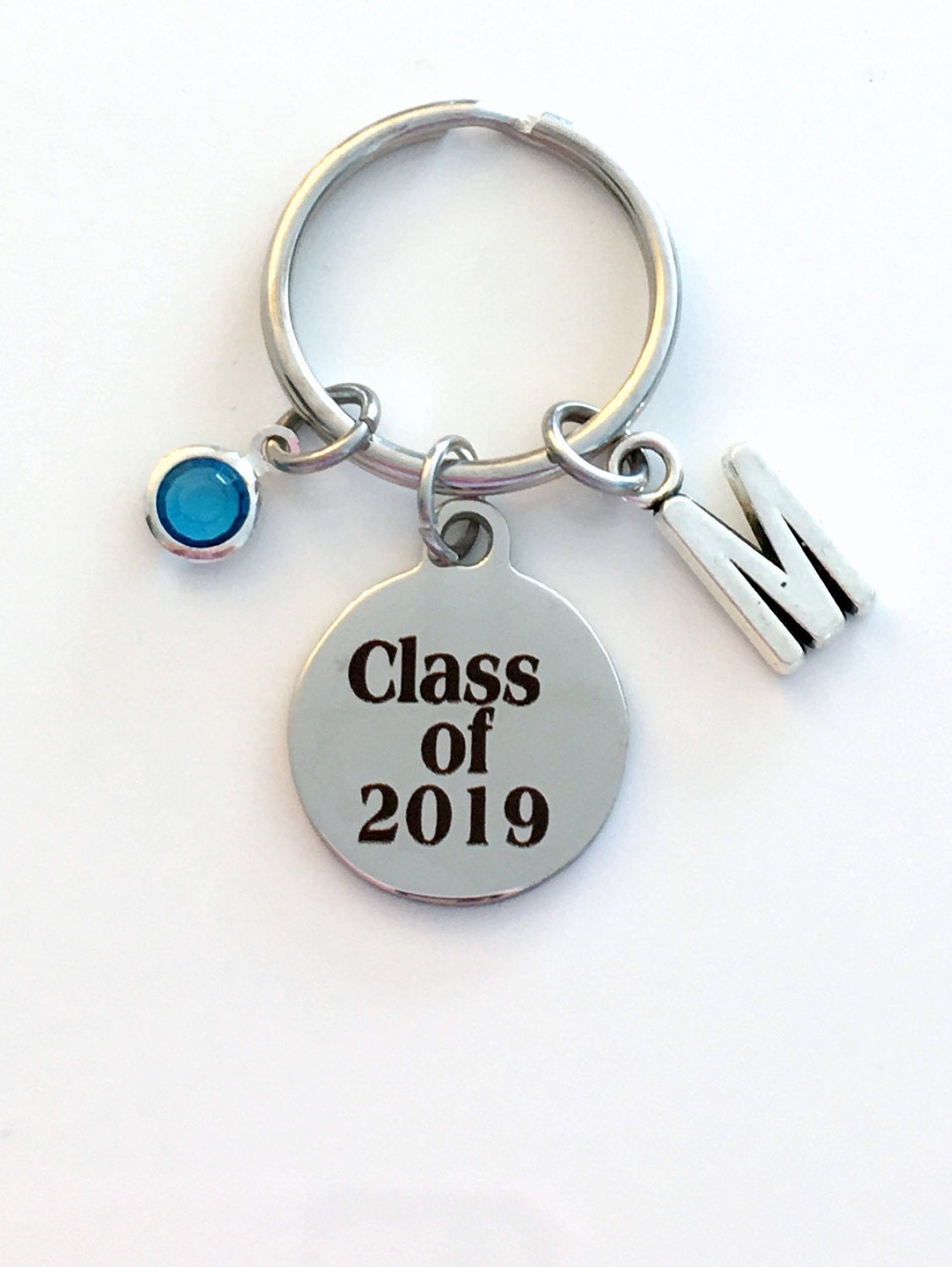 Class of 2019 Key Chain, or 2017 2018 2020 2016 Grad KeyChain, Gift for ...