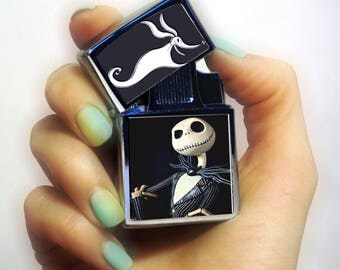 jack-skellington-the-nightmare-before-christmas-lighter-jack-skellington-lighter-jack-lighter-Chrome Lighter unusual lighters