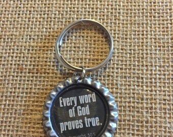 Bible verse keychain | Etsy