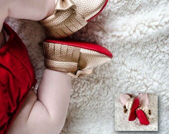 Gold Baby Shoes, Baby Shoe, Toddler Shoe, Baby Moccasins, Leather Moccasins, Toddler Moccasins, Baby Shoes, Gold Moccasins, Baby Moccasins