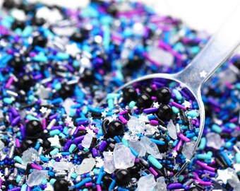 Nebula Sprinkle Blend, Galaxy Cake Sprinkles, Outer Space Sprinkles, Galactic Sprinkles, Canadian Sprinkles