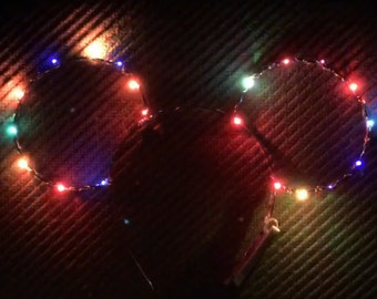 Multicolored Light-up LED ears