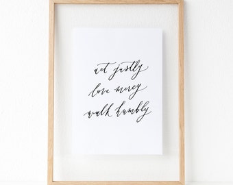 mercy calligraphy love Etsy  Love mercy