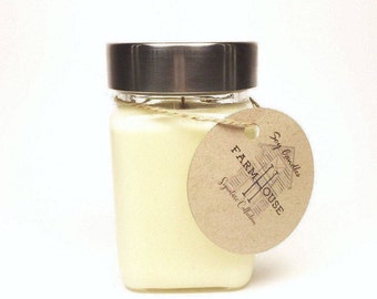 Apple & Maple Bourbon Soy Candles Handmade 9oz, Soy Candles for Sale, Homemade Candles, Mason Jar Candles