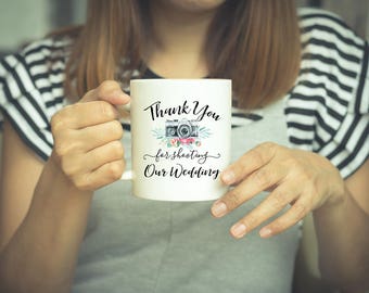 Wedding Photographer Gift, Photographer Mug, Camera Mug, Wedding Photgraphy, Wedding Photographer, Thank You Gift, Thank You Mug, Coffee Mug