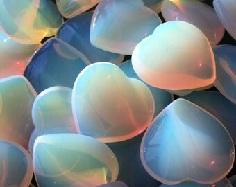Opalite Heart Crystal Heart Gemstone
