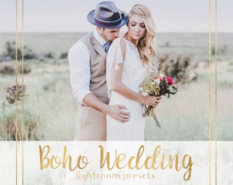 Boho wedding presets, Boho presets, Boho Wedding lightroom presets, Portrait presets, Film presets, Hipster presets, boho lightroom presets