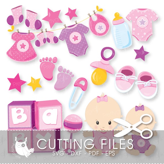 Download Baby girl cutting files, svg, dxf, pdf, eps included ...