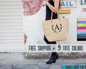 Bridesmaid Gifts Personalized Bag, Bridesmaids Totes, Personalized Tote Bags, Burlap Bag, Tote Bag with Pockets, Mothers Day Gift, Mom Gift