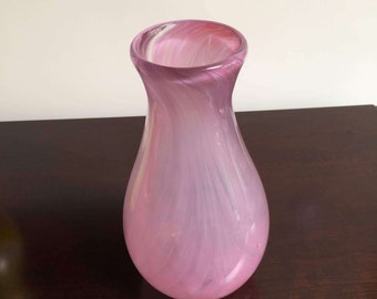 Hand Blown Art Glass Vase
