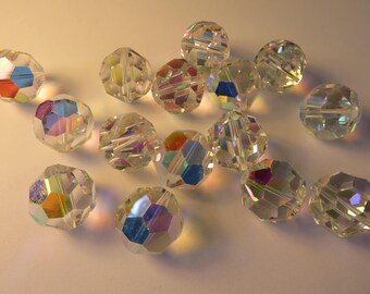 12 x art 5000 col CRYSTAL AURORE BOREALE - 18 mm