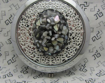 Compact Mirror Passonite Melanie Bridesmaids Gift Comes With Protective Pouch Gift for Her Makeup Mirror