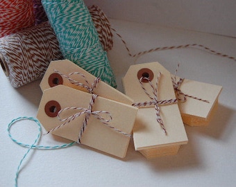 Small Manila Shipping Tags - 3 1/4 x 1 5/8 -Blank-Price Tag-Craft Tag-Bake Sale Tag-Manilla-Hang Tag-Gift Tag-Packaging- Ready to Ship