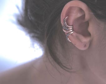 Ear Cuff Earring | Rose Gold Earcuff | Single Earcuff | Gold Earcuff | Non Pierced Earcuff | Cartilage Ear Cuff | Earjacket | Ear Wrap