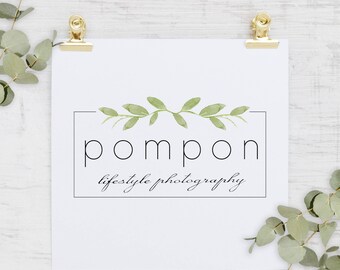 Logo design, Simple Logo, Painted Logo, Watercolour Logo, botanical Logo, Modern Logo, Wedding Logo, Business Logo, Photography Logo