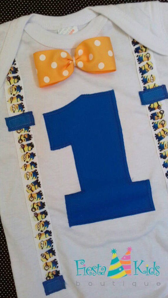 minion first birthday shirt