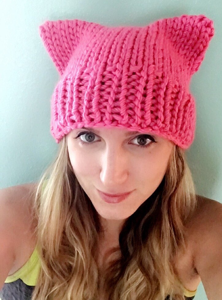 Pussyhat Bulky Soft Yarn Women S Rights Pink Pussy Hat