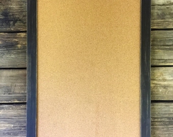 Large Cork Board-Cork Board-Rustic Cork Board-Framed Cork Board-Wood Cork Board-Corkboard-Large Bulletin Board-Push Pin-Large Corkboard
