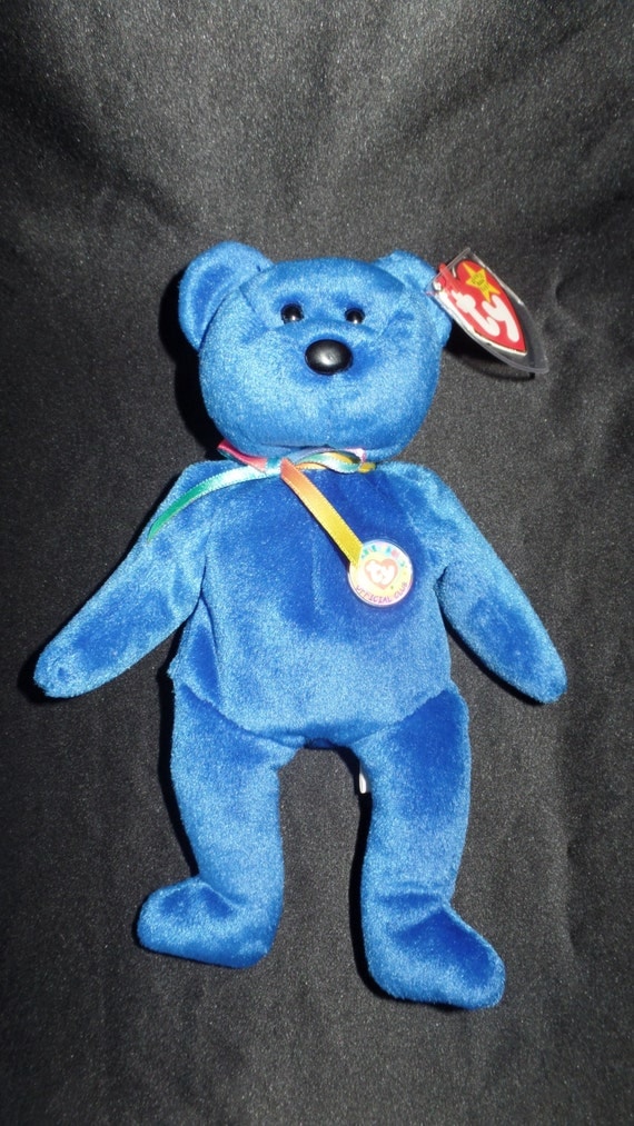 Clubby Bear Beanie Baby Original-Retired