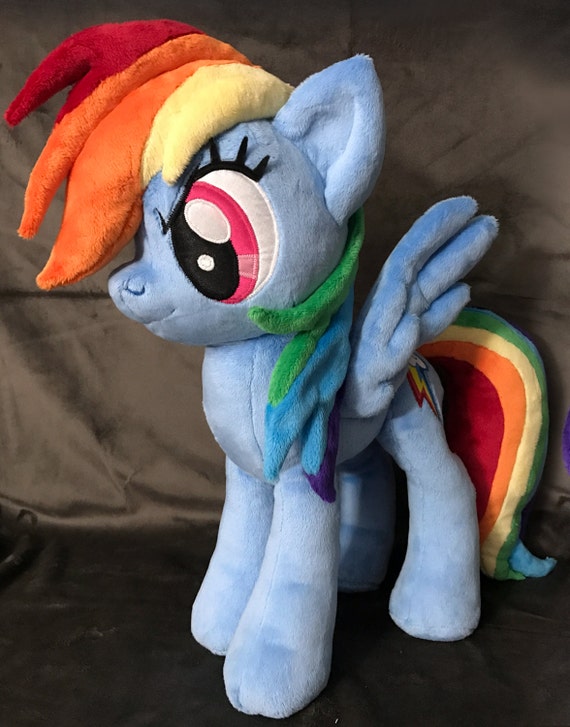 my little pony friendship is magic rainbow dash cuddly plush