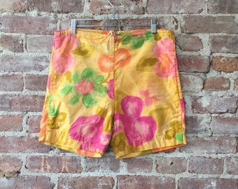 Vintage 80s Del Mar Board Shorts - Surf Shorts - California Beach Shorts