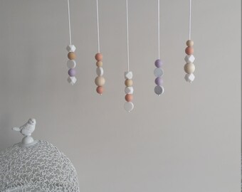 Wooden baby mobile | Etsy