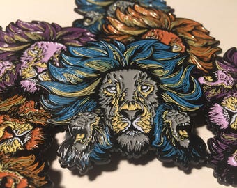 Bass Lion - Bassnectar Pin - Bass Lion - Sacred Geometry - Basscenter - 2017