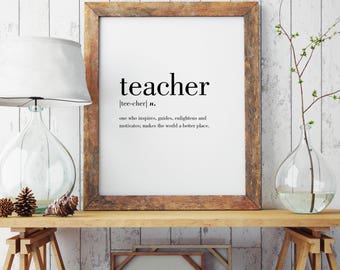 Teacher Wall Art 