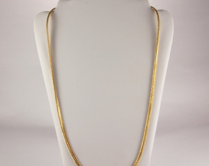Monet Slim Chain Necklace Vintage Costume Jewelry Gold Tone Chain Fine Jewellery Imitation Chunky Figaro Link Chain Gold Man Chain Present