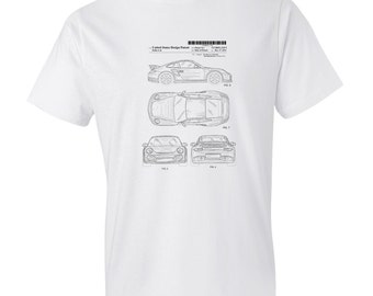 Porsche 911 Patent T-Shirt - Patent T-Shirt, Porsche Shirt, Porsche 911, Car tshirt, Sports Car, Porsche Patent