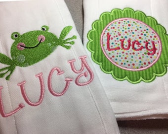Baby Burp Cloths, Personalized Burp Cloth, Baby Burp Cloth, Burp Cloth Set, Baby Girl Burp Cloth, Baby Boy Burp Cloth