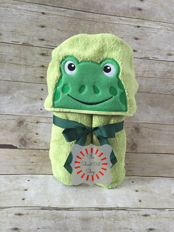 Frog Hooded Towel Frog Bath Towel Frog Pool Towel Frog