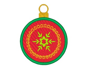 Christmas Ornament Embroidery Design, Xmas Ornament Embroidery Design no: JG00045-1