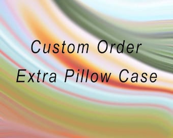 Extra pillow case 20x30 inches or 20x36 inches (King size)