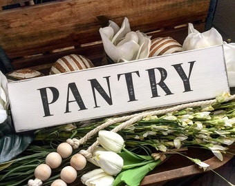 PANTRY Sign. Vintage, farmhouse inspired sign