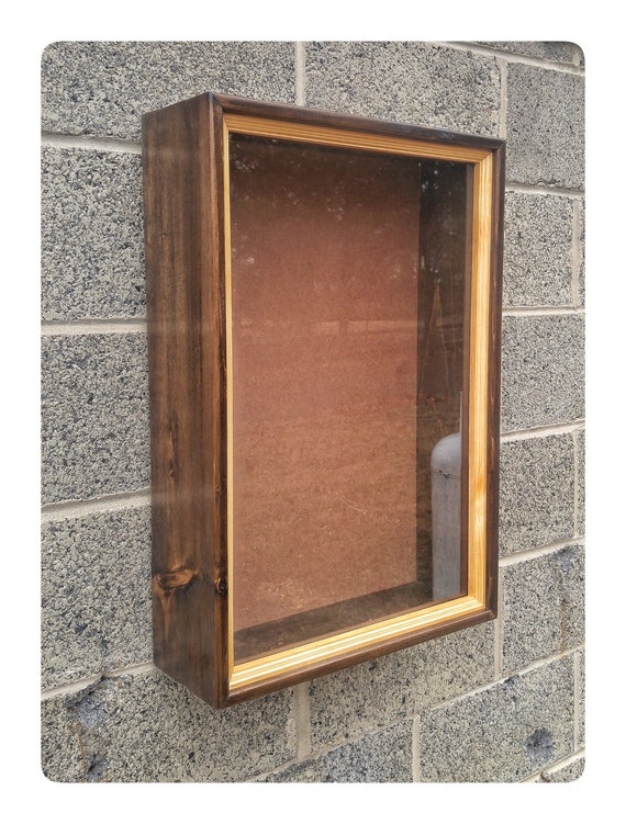 Items similar to Stained Box Frame, Finished Box Frame, Square Wood
