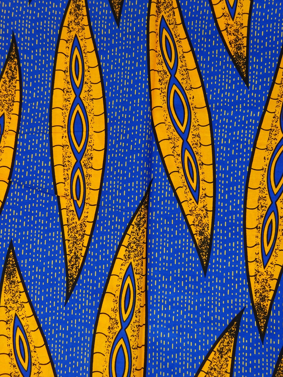 Blue African Fabric By The Yard Ankara Fabric By The Yard African   Il Fullxfull.1168821108 Rki2 