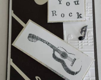 Rockin' Guitar Birthday Card