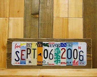 GRATEFUL DEAD Recycled License Plate Sign Rustic by JustPlateCrazy