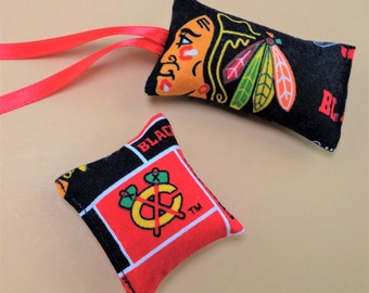 Chicago Hockey Pet; Catnip Cat Kitty Toys; Set of Two Gift; Best Cat Toy