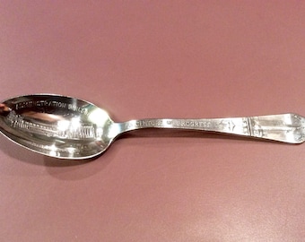 1933 Chicago Century of Progress World's Fair Souvenir Spoon Administration