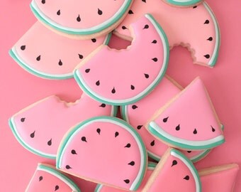 Watermelon Sugar Cookies