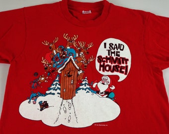 schmidt house santa t shirt