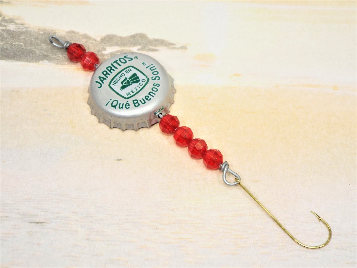 Beer Bottle Cap Fishing Lure by DADDYSBOAT on Etsy
