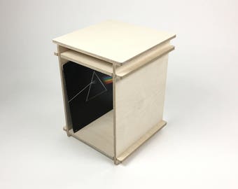 Record Storage Stool / LP Storage / Book Shelf / Magazine Holder / Display Cabinet / Shoe & Toy Storage / Modular Stackable / Australia