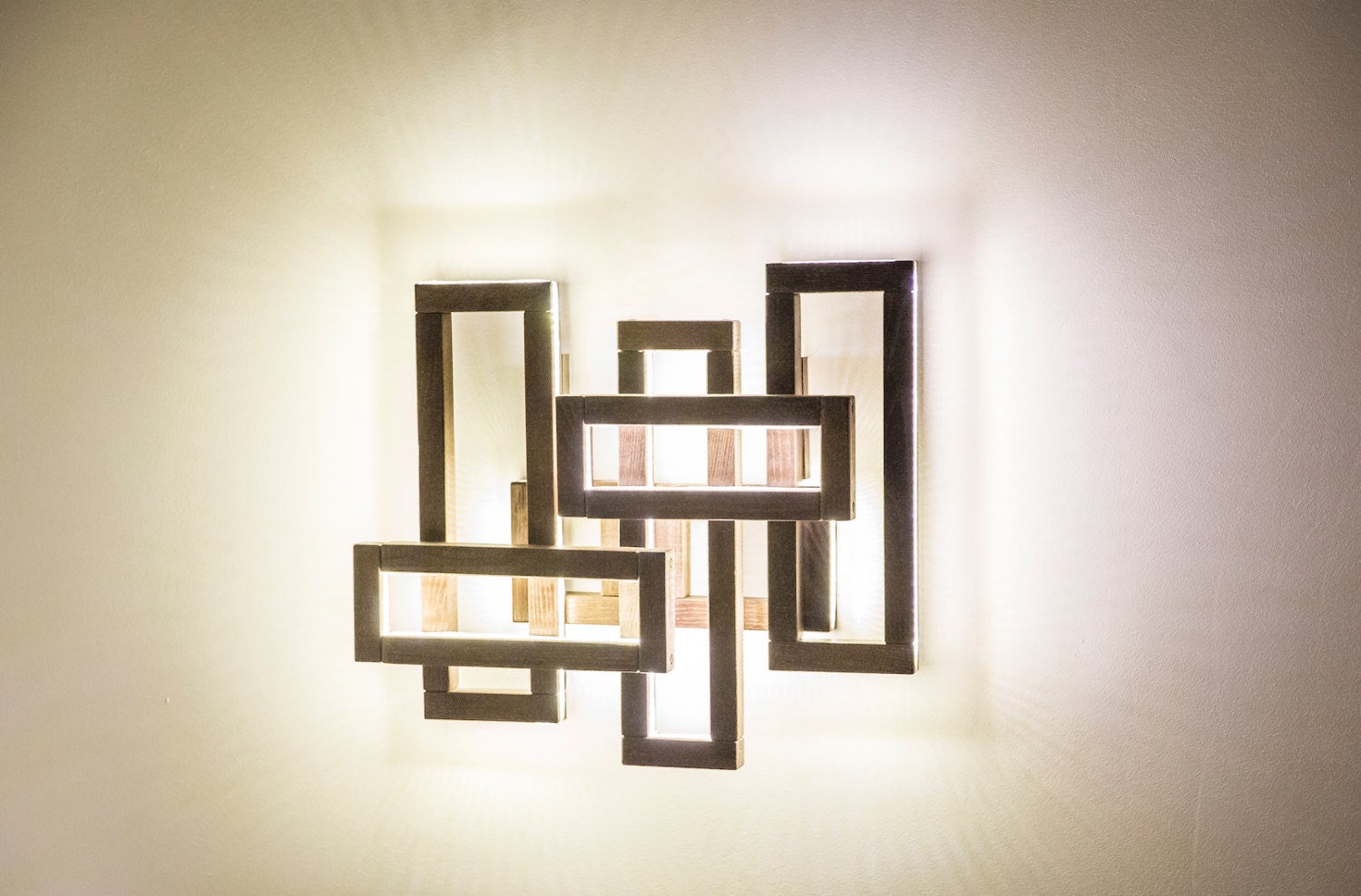 New generation LED wall light wood lamp modern home deco