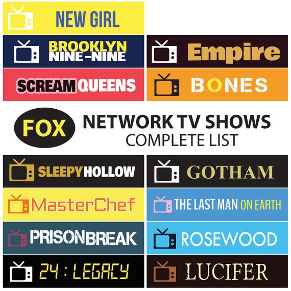 FOX Network TV Series Full Seasons 20162017 Schedule TV